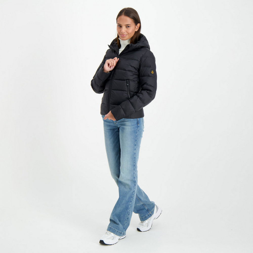 REFRIGIWEAR PIUMINO CON CAPPUCCIO SPARKLE DONNA