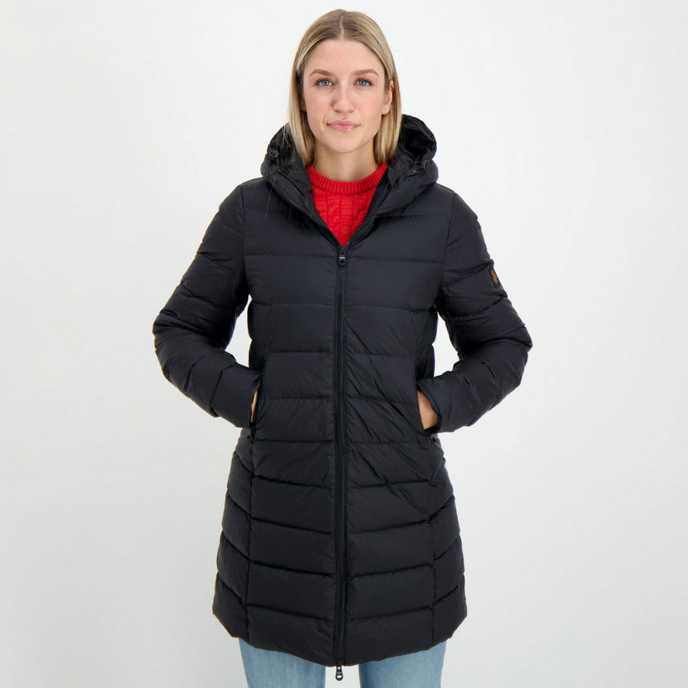 REFRIGIWEAR PIUMINO LUNGO CON CAPPUCCIO SPARKLE DONNA