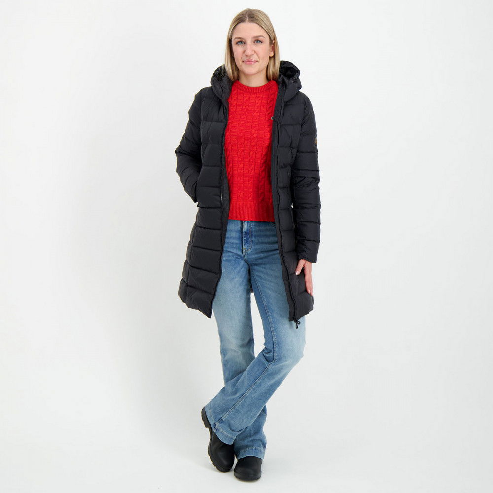 REFRIGIWEAR PIUMINO LUNGO CON CAPPUCCIO SPARKLE DONNA