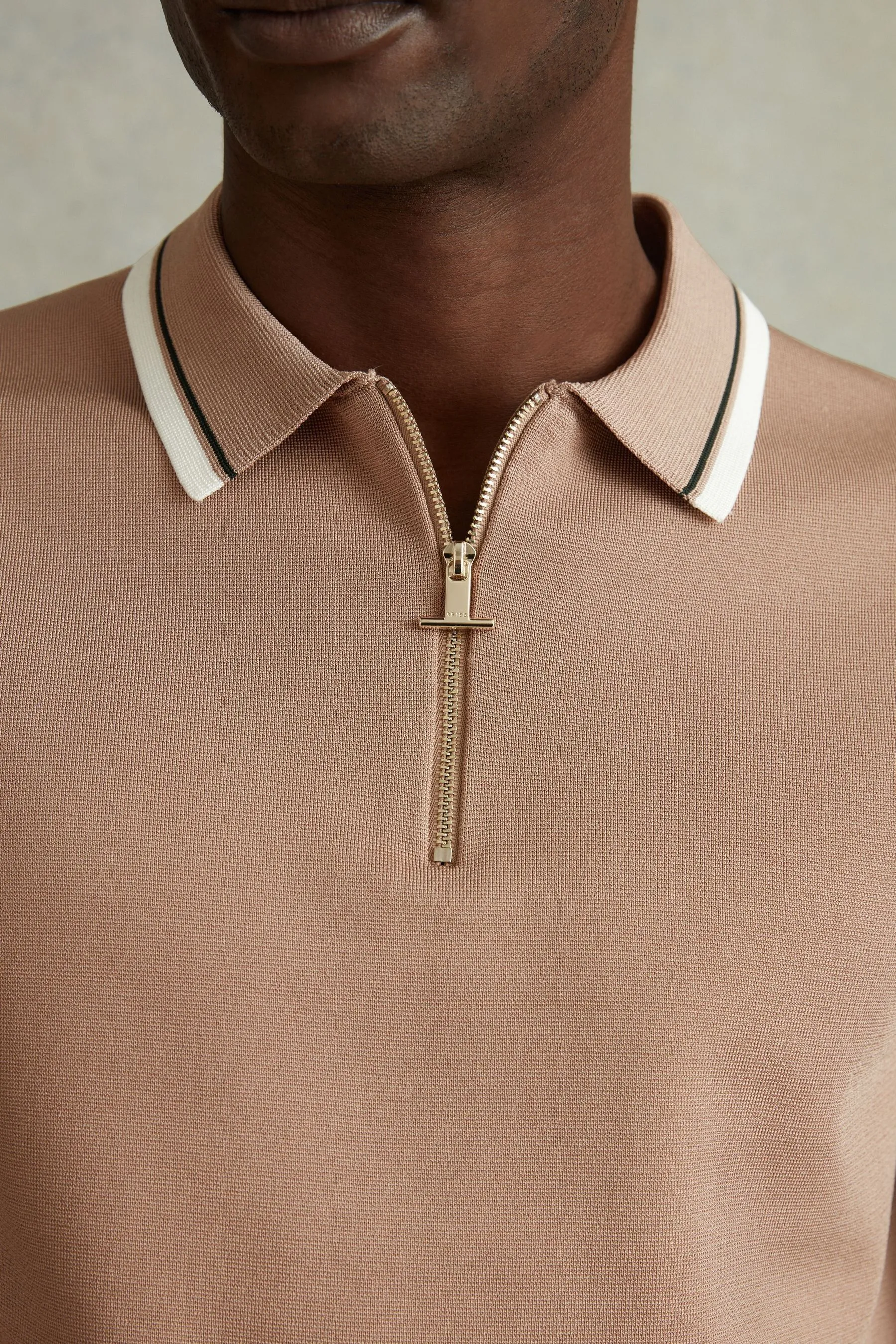 Reiss Chelsea - Polo con zip corta    