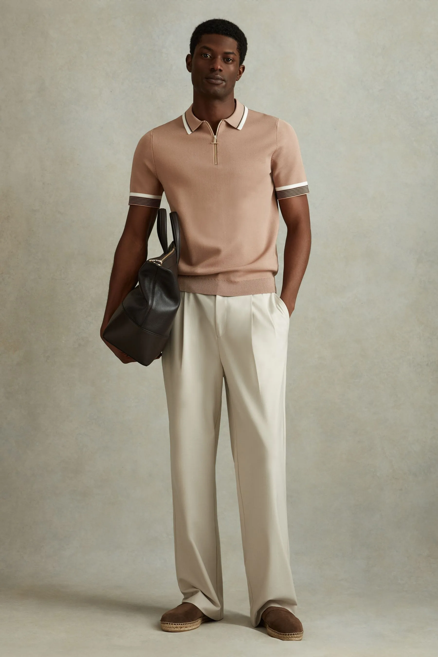 Reiss Chelsea - Polo con zip corta    