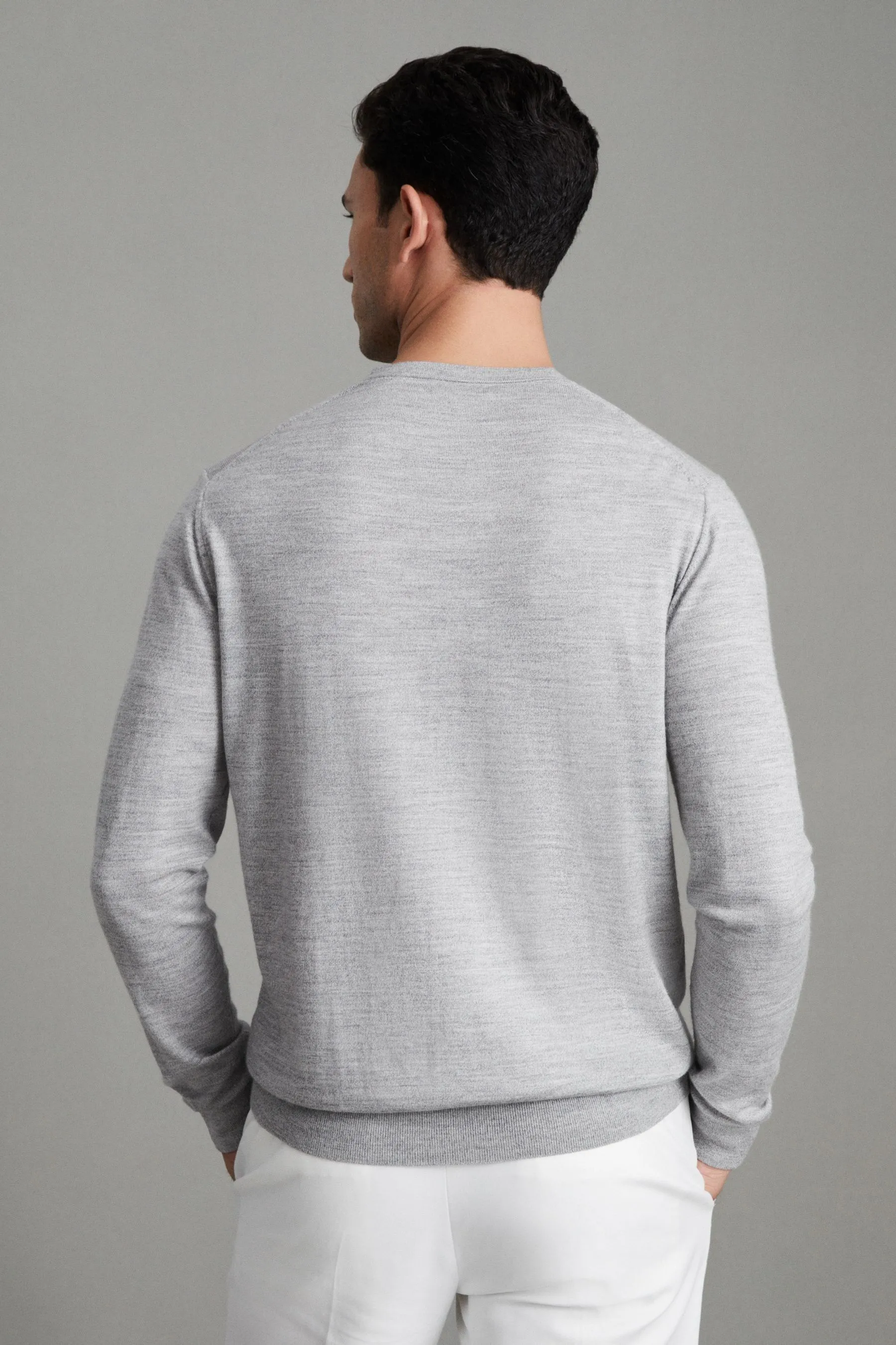 Reiss Wessex - Maglia in Girocollo lana merino    