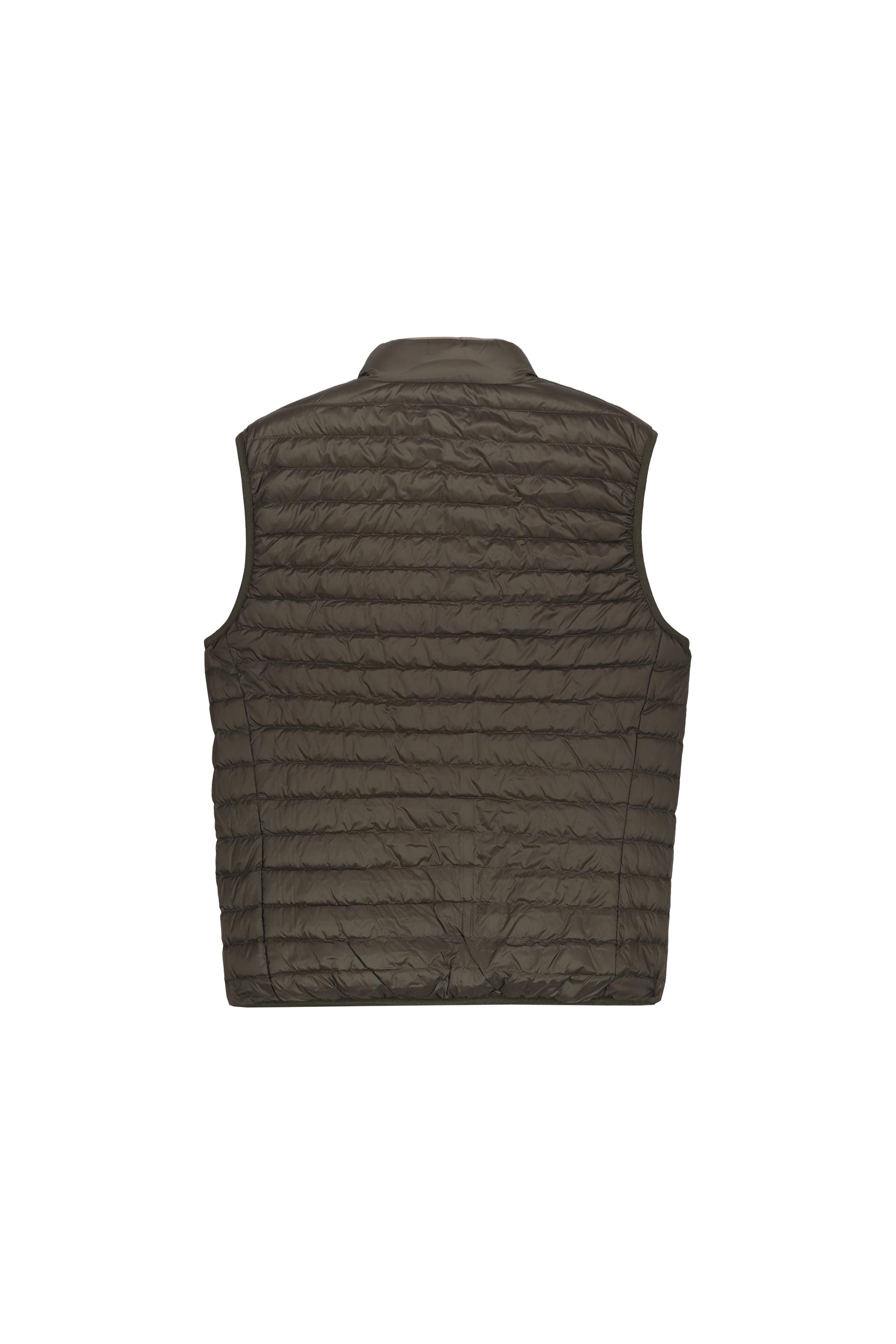 REMEL – Gilet reversibile verde e beige