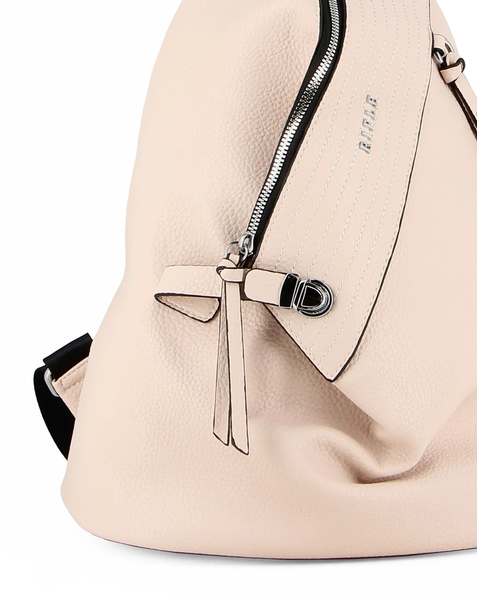 RIFLE - Zaino nude con zip centrale e pulsante a chiusura                                            Previous productRIFLE - Zai
