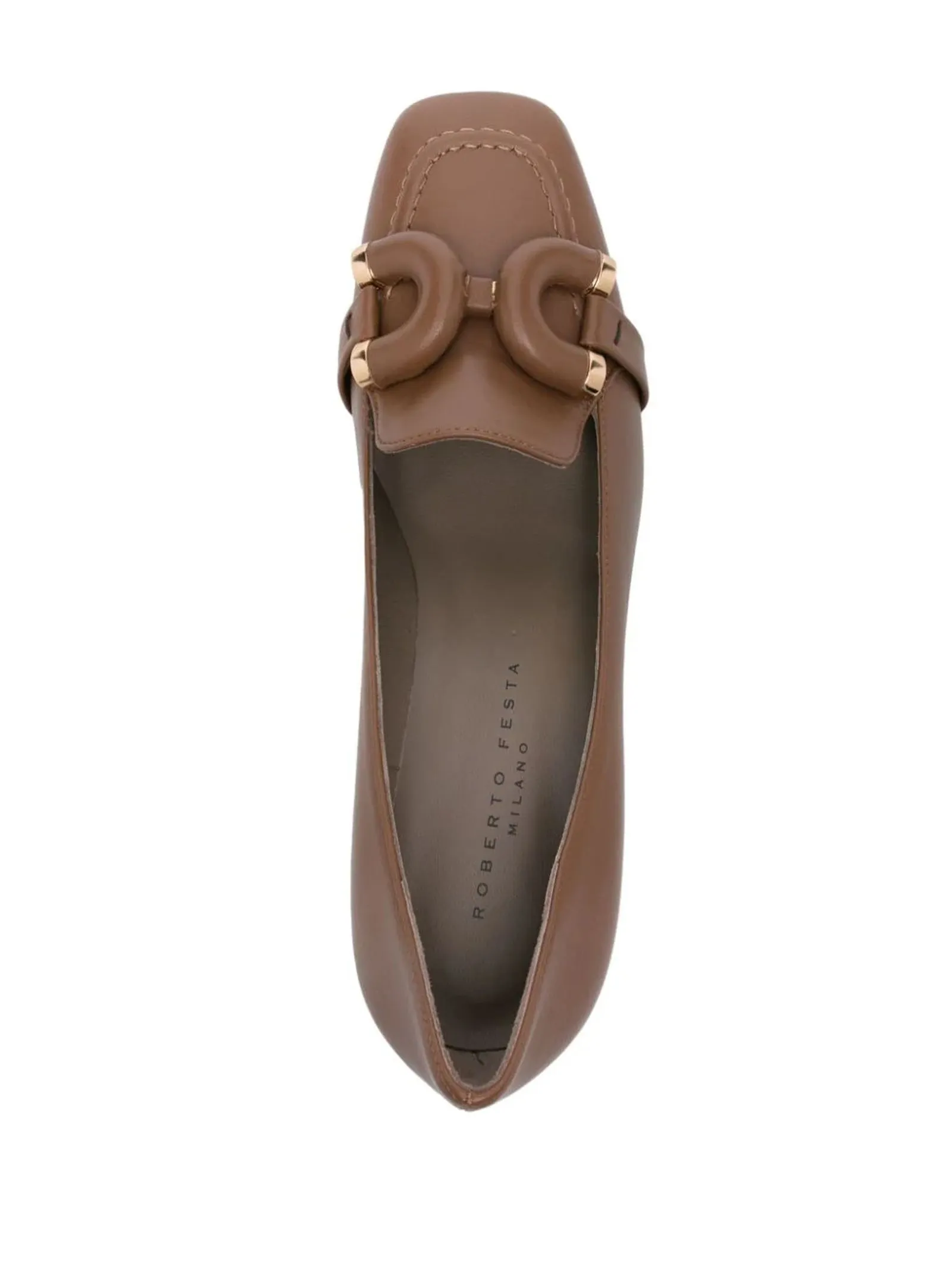 ROBERTO FESTA Calzature,Mocassini Pumps Haraby in pelle di vitello marrone 