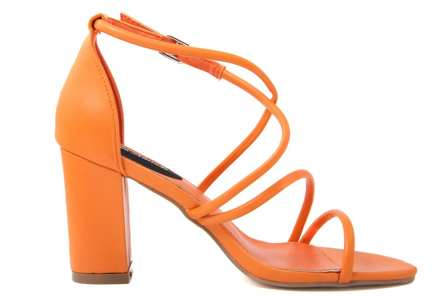 Sandali con tacco Donna Arancio