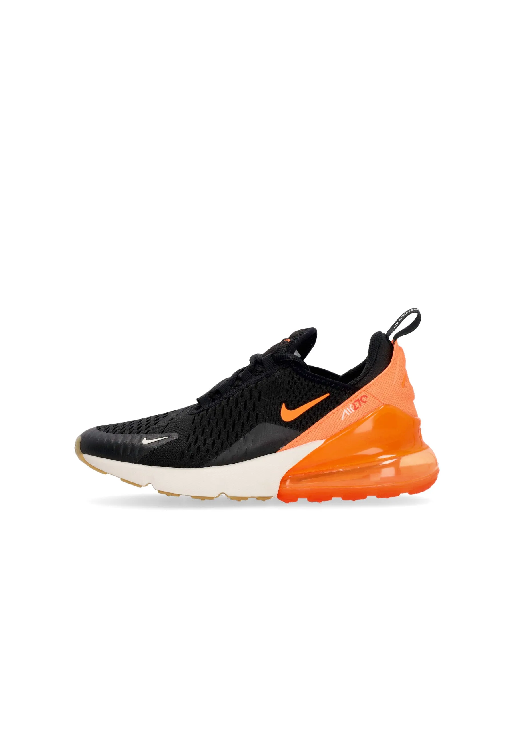 Scarpa Bassa Ragazzo Air Max 270 (gs) Black/total Orange/bright Crimson