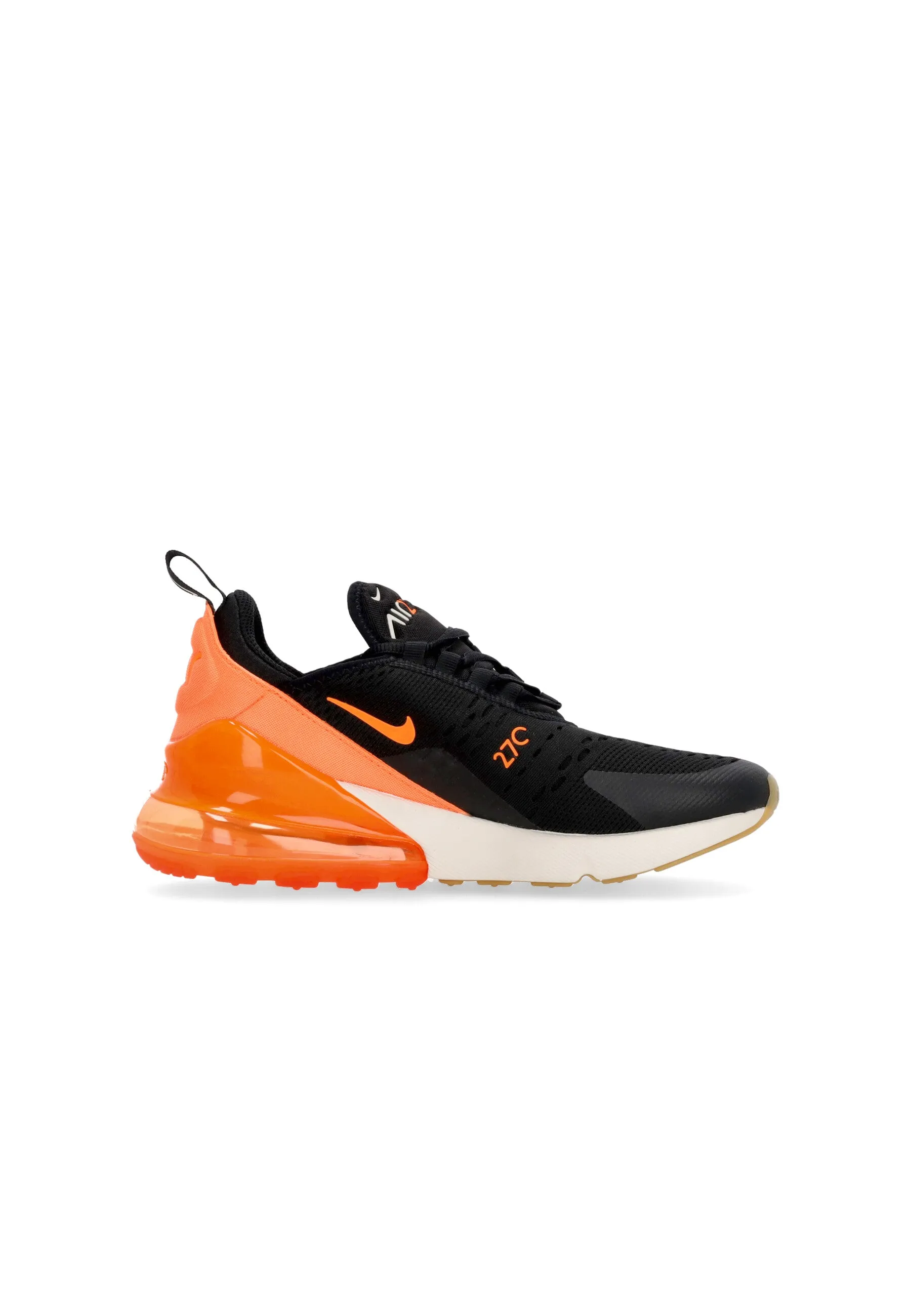 Scarpa Bassa Ragazzo Air Max 270 (gs) Black/total Orange/bright Crimson