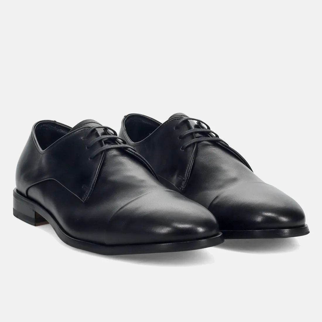 Scarpa derby da uomo Fabi in morbida pelle nera