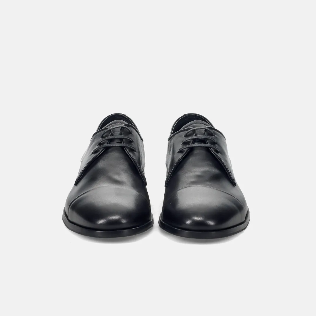 Scarpa derby da uomo Fabi in morbida pelle nera