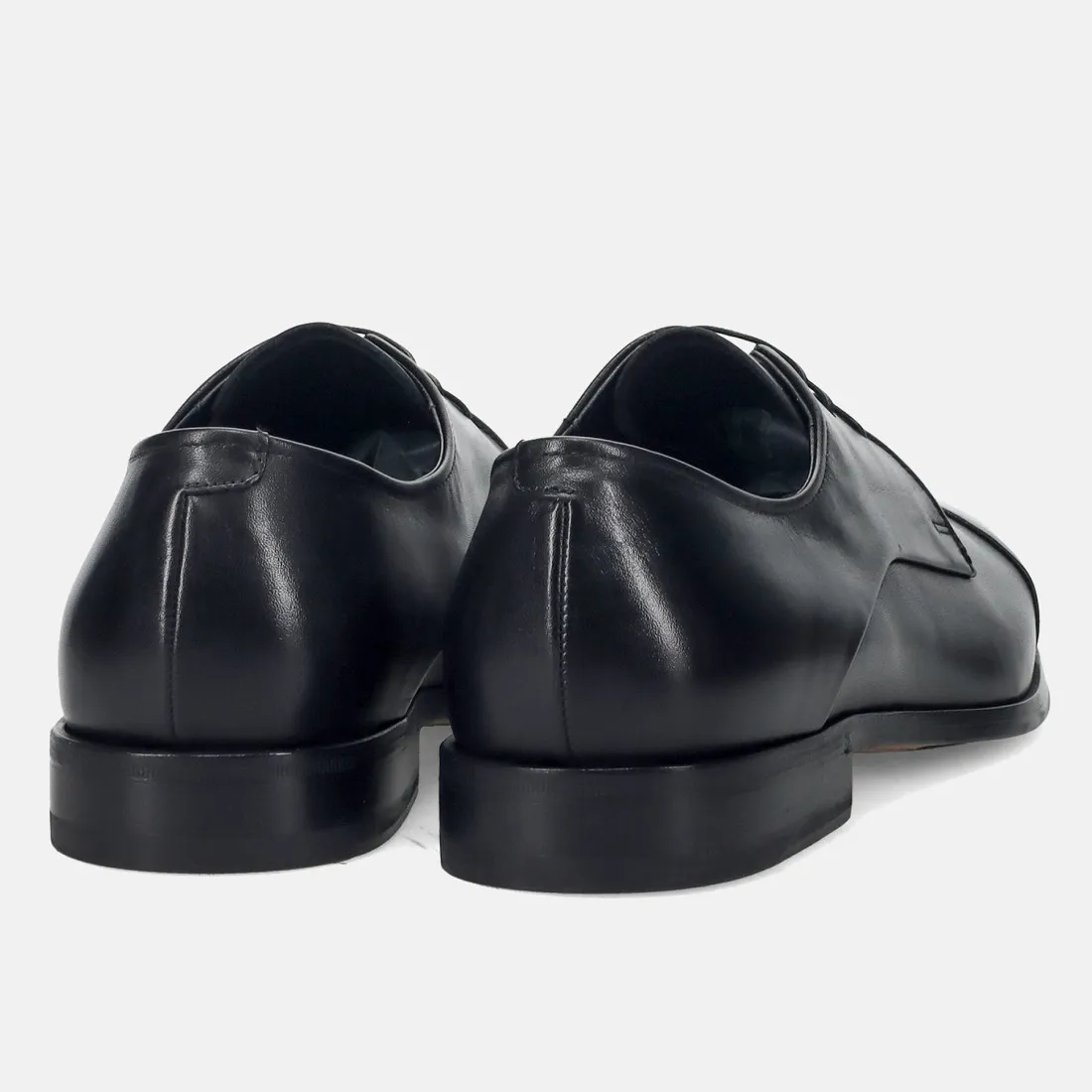 Scarpa derby da uomo Fabi in morbida pelle nera