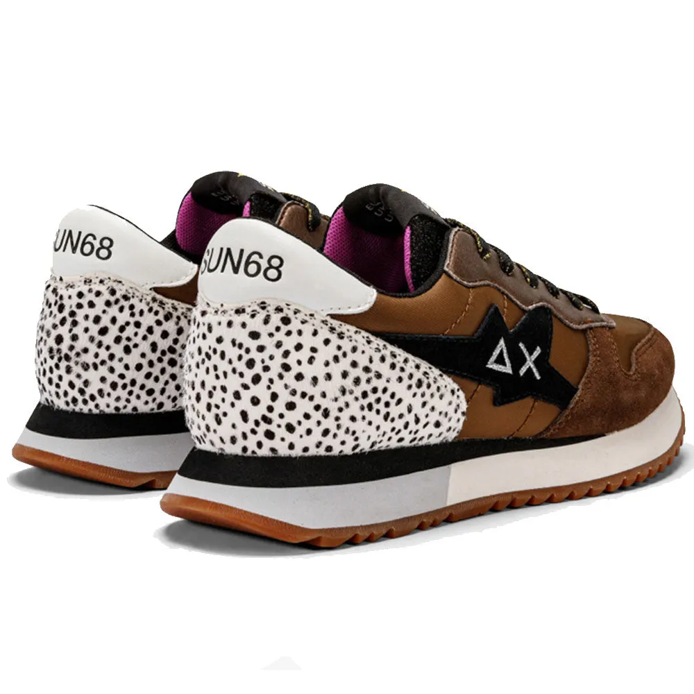 Scarpe Donna Sun68 Sneakers Stargirl Animal Colore Volpe - Z43211