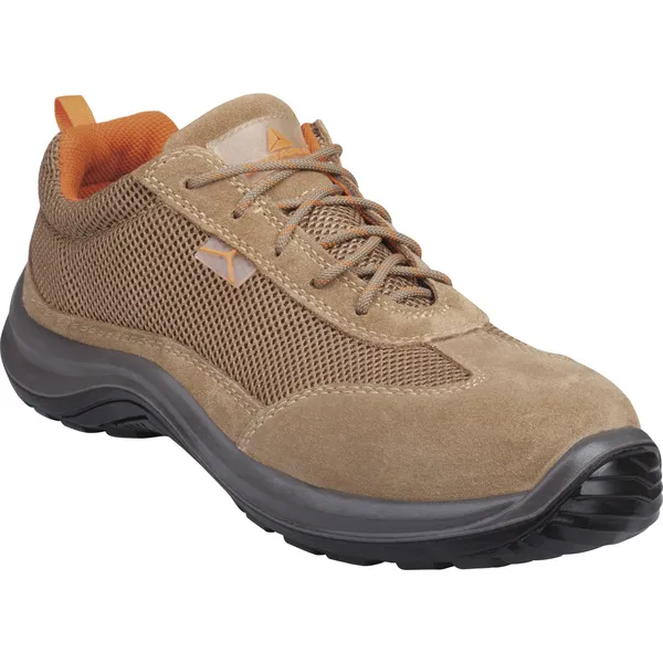Scarpe sportive antinfortunistiche S1P Delta Plus ASTIS1P, , Unisex tg. 42, col. Beige , con puntale di sicurezza