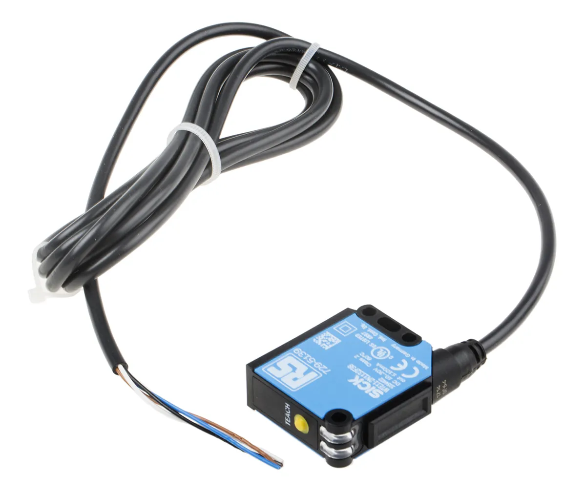 Sensore fotoelettrico Rettangolare RS PRO, a diffusione, rilevamento 40 mm → 1 m., uscita NPN