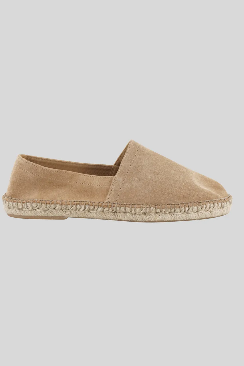 Slipper with suede upper / Beige