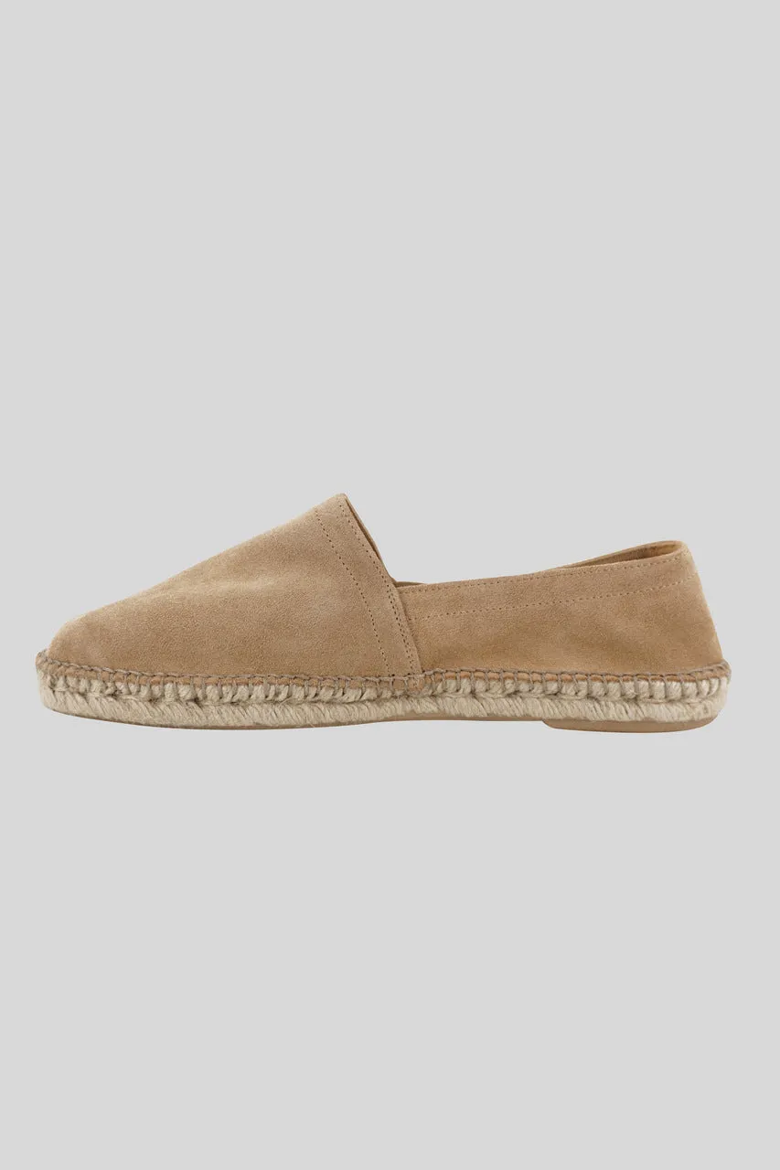 Slipper with suede upper / Beige