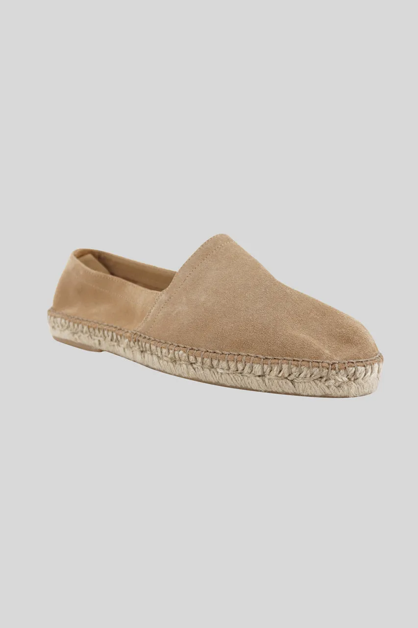 Slipper with suede upper / Beige