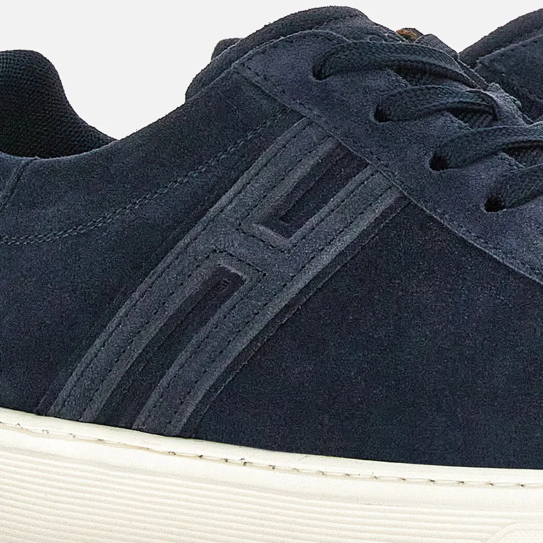 Sneaker da uomo Hogan H365 blu in pelle scamosciata