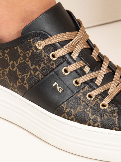 SNEAKERS ALL LOGO NERA