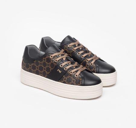 SNEAKERS ALL LOGO NERA