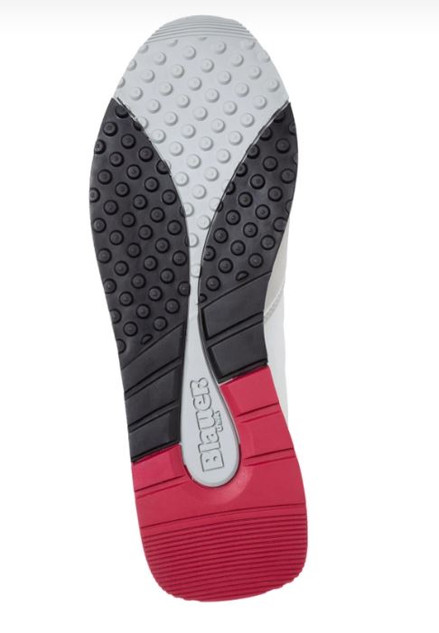 SNEAKERS BIANCA DETTAGLI BLU