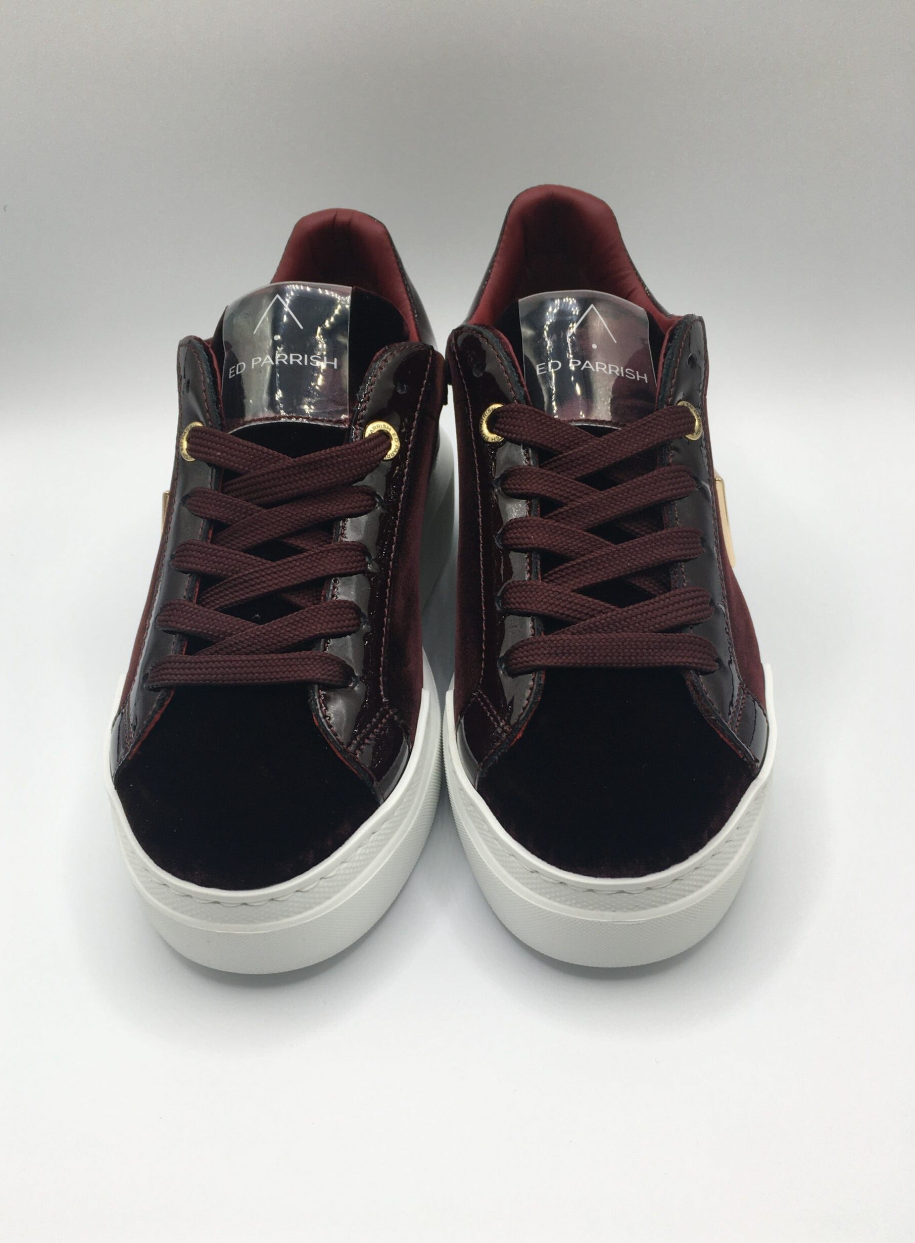 SNEAKERS CAMOSCIO PELLE LUCIDA