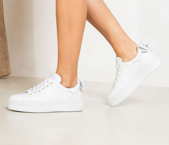 SNEAKERS PELLE SKIPPER FIOCCO