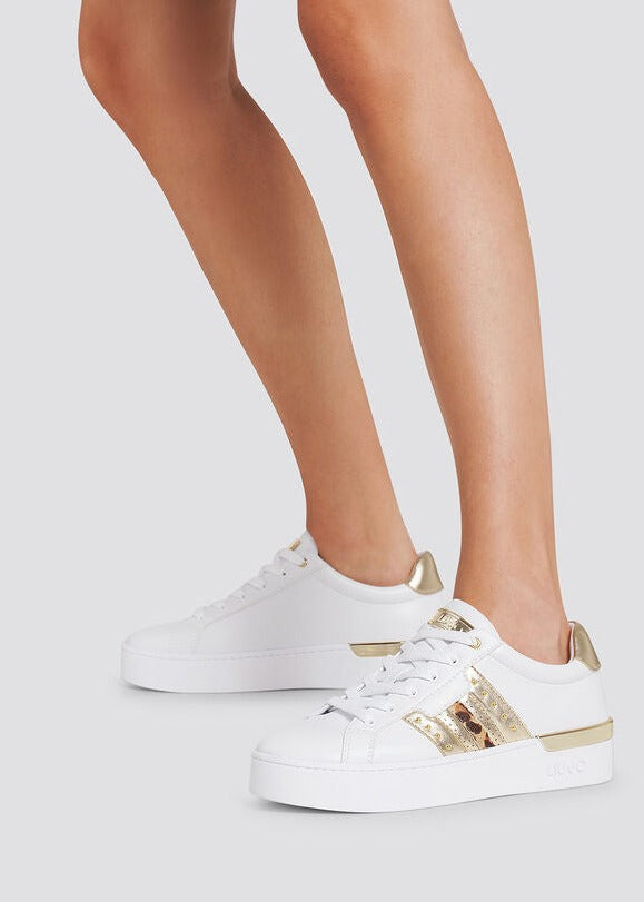 SNEAKERS STRISCIA ANIMALIER