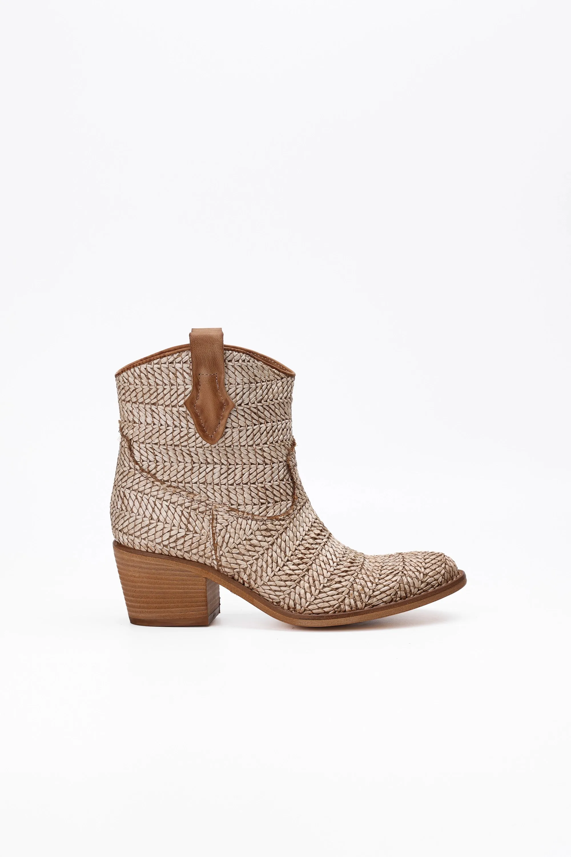 Stivaletti Ida in Raffia