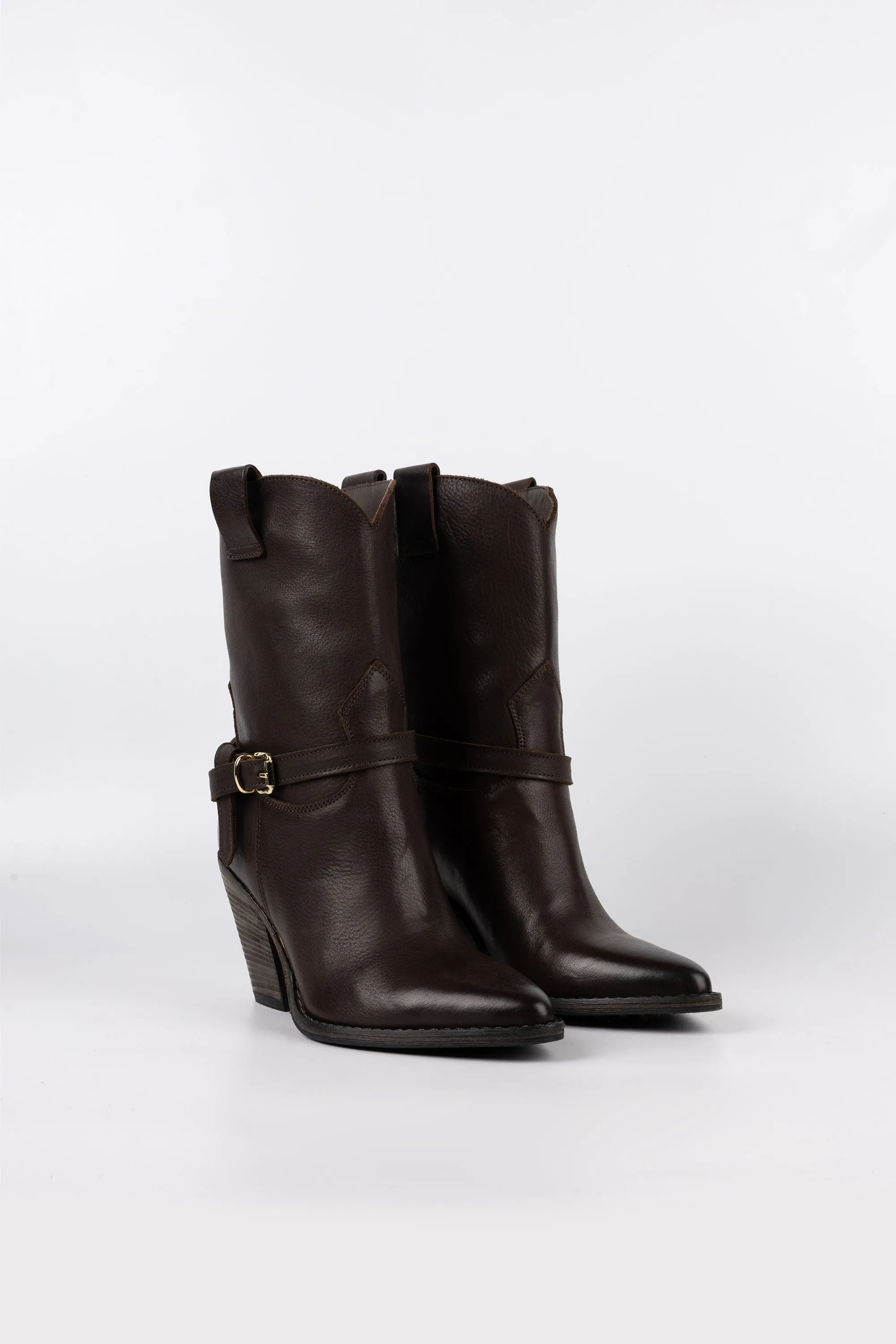 Stivaletti in Pelle Asportata Evelyn