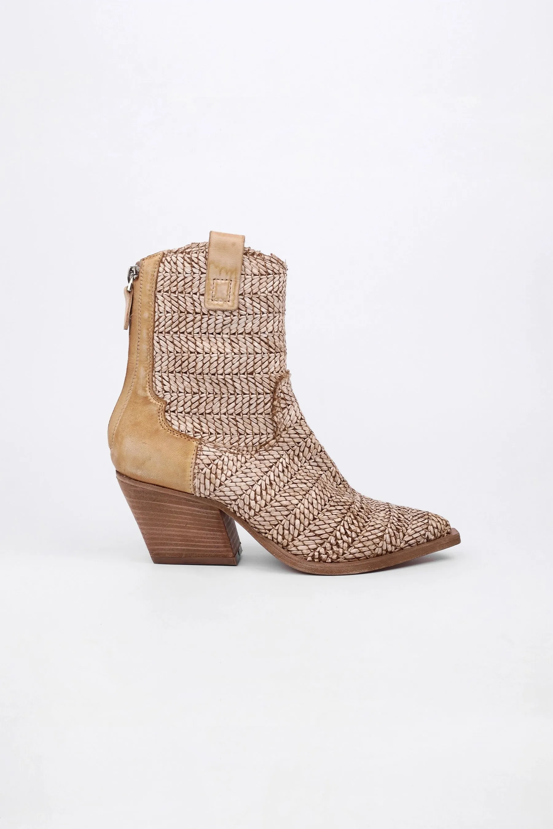 Stivaletti Texani Aurora in Raffia