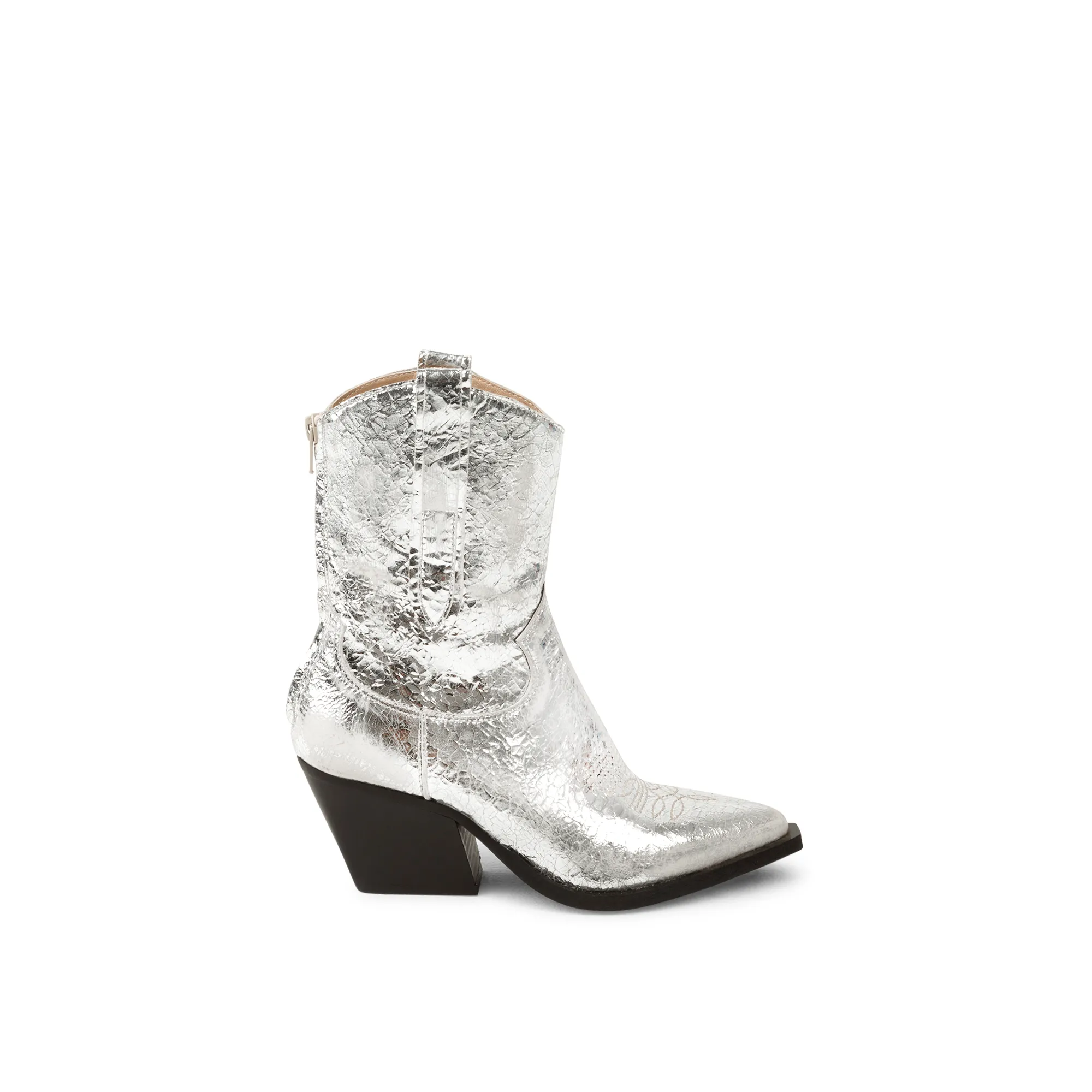 Stivaletti Texani In Pelle Alice Argento
