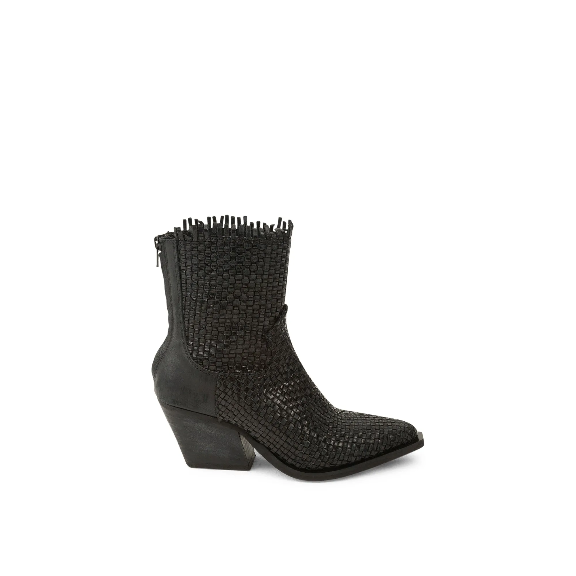 Stivaletti Texani In Pelle Kelly Neri