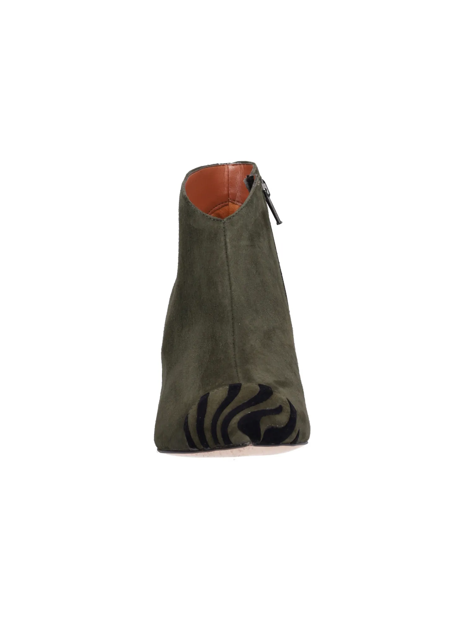 Stivaletto tacco largo Linea Uno da donna verde