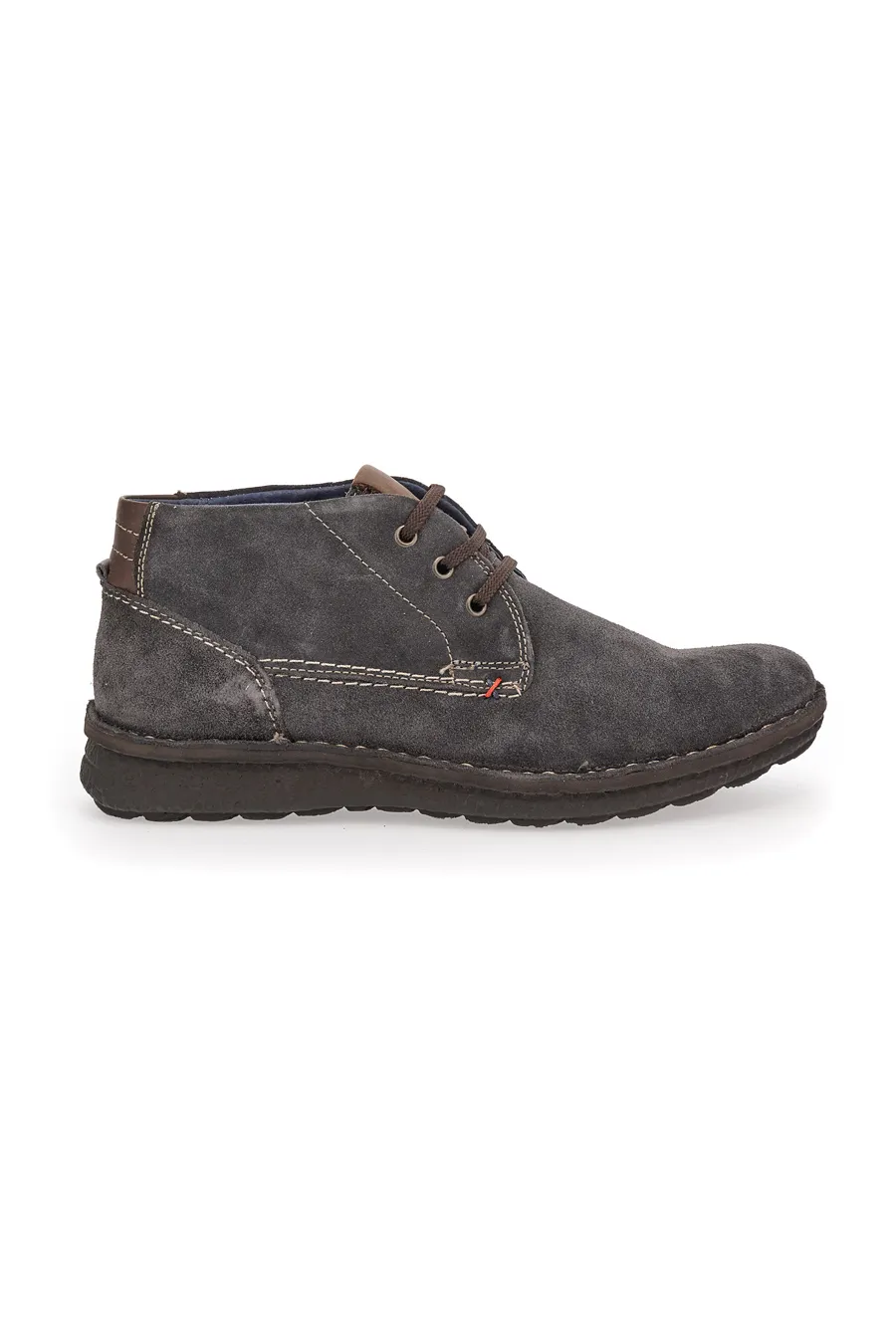Stringata Pittarello Eco 8641 in pelle scamosciata Grigia