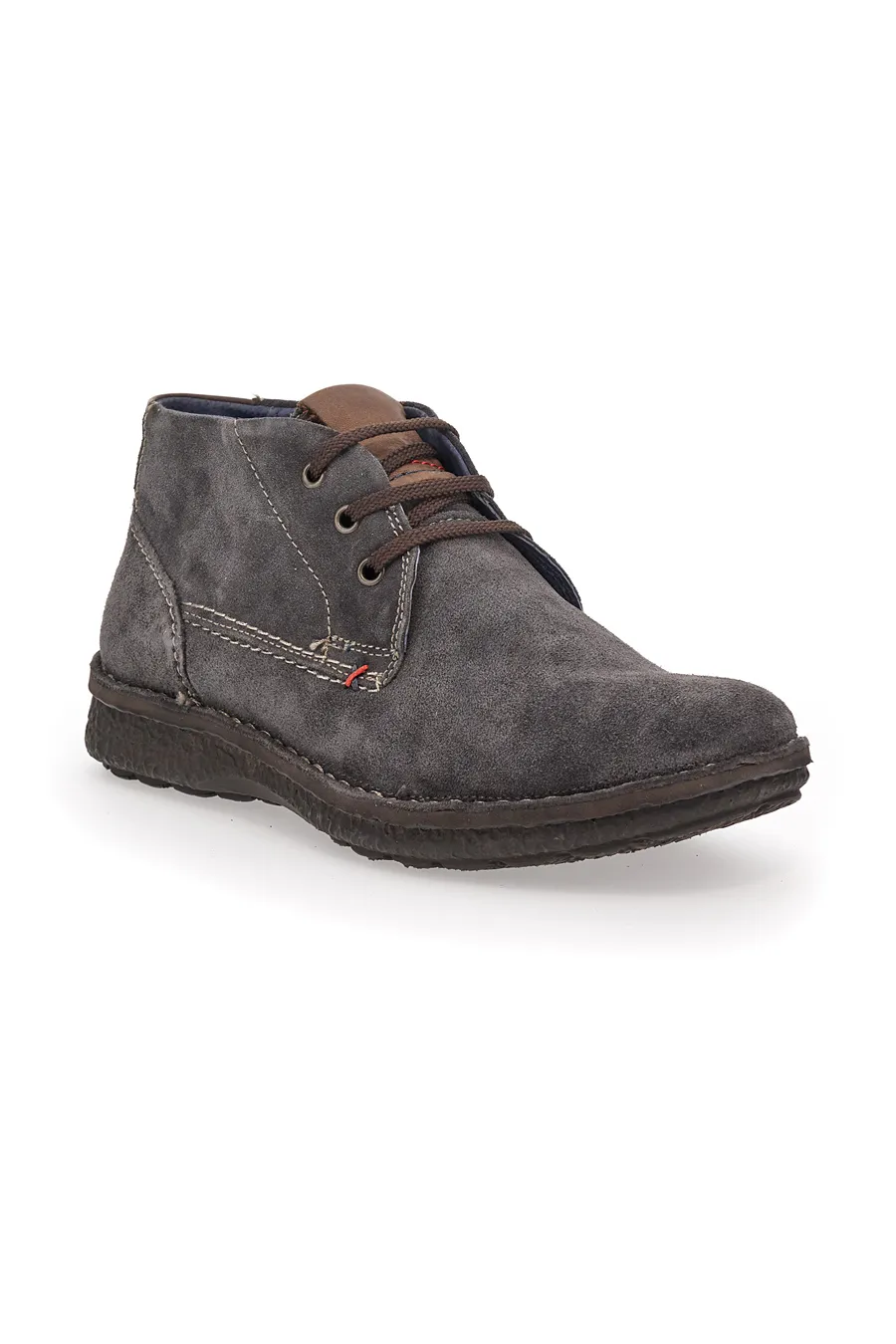 Stringata Pittarello Eco 8641 in pelle scamosciata Grigia