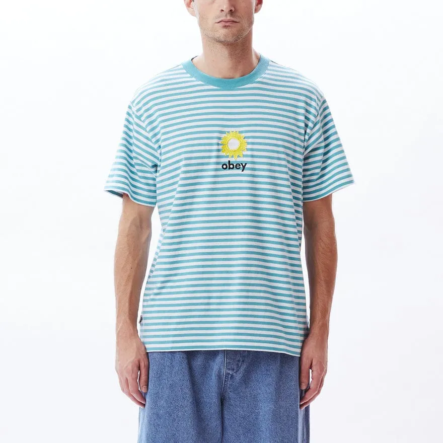 SUN STRIPE TEE SS - TURQUOISE TONIC MULTI