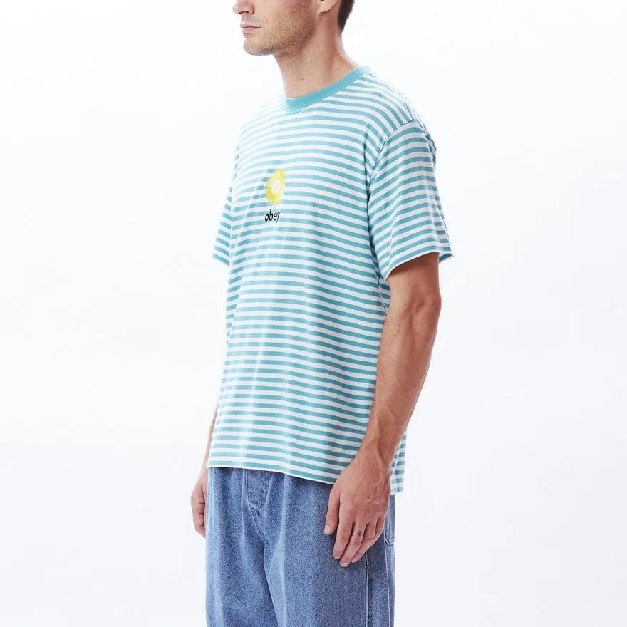 SUN STRIPE TEE SS - TURQUOISE TONIC MULTI