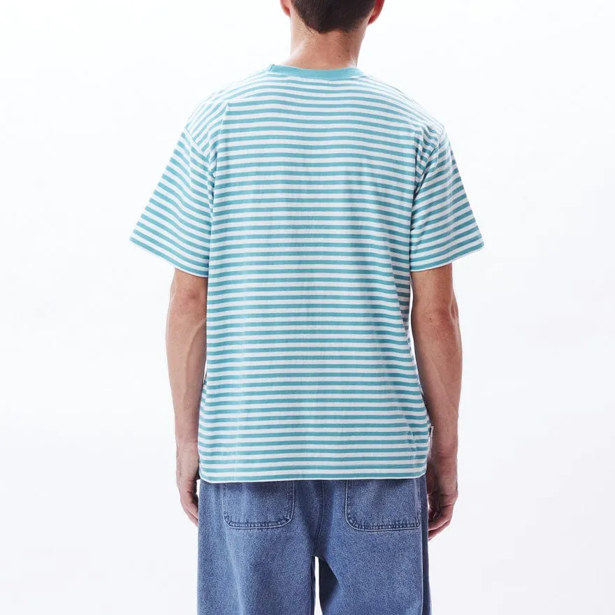 SUN STRIPE TEE SS - TURQUOISE TONIC MULTI
