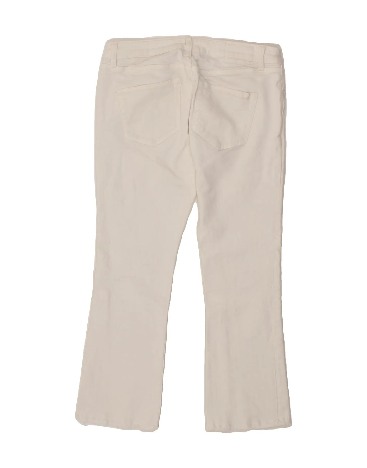 SUN68 Womens Bootcut Jeans W29 L27 White Cotton