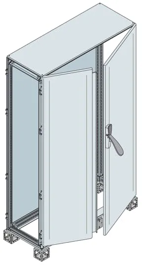 Supporto da pavimento ABB, porta doppia, IP65