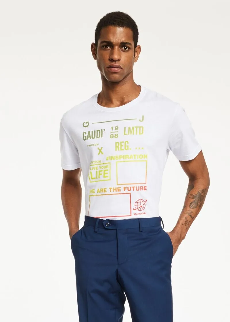 T-shirt con maxi stampa