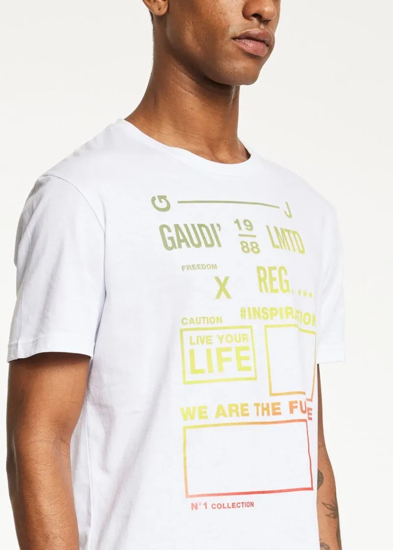 T-shirt con maxi stampa