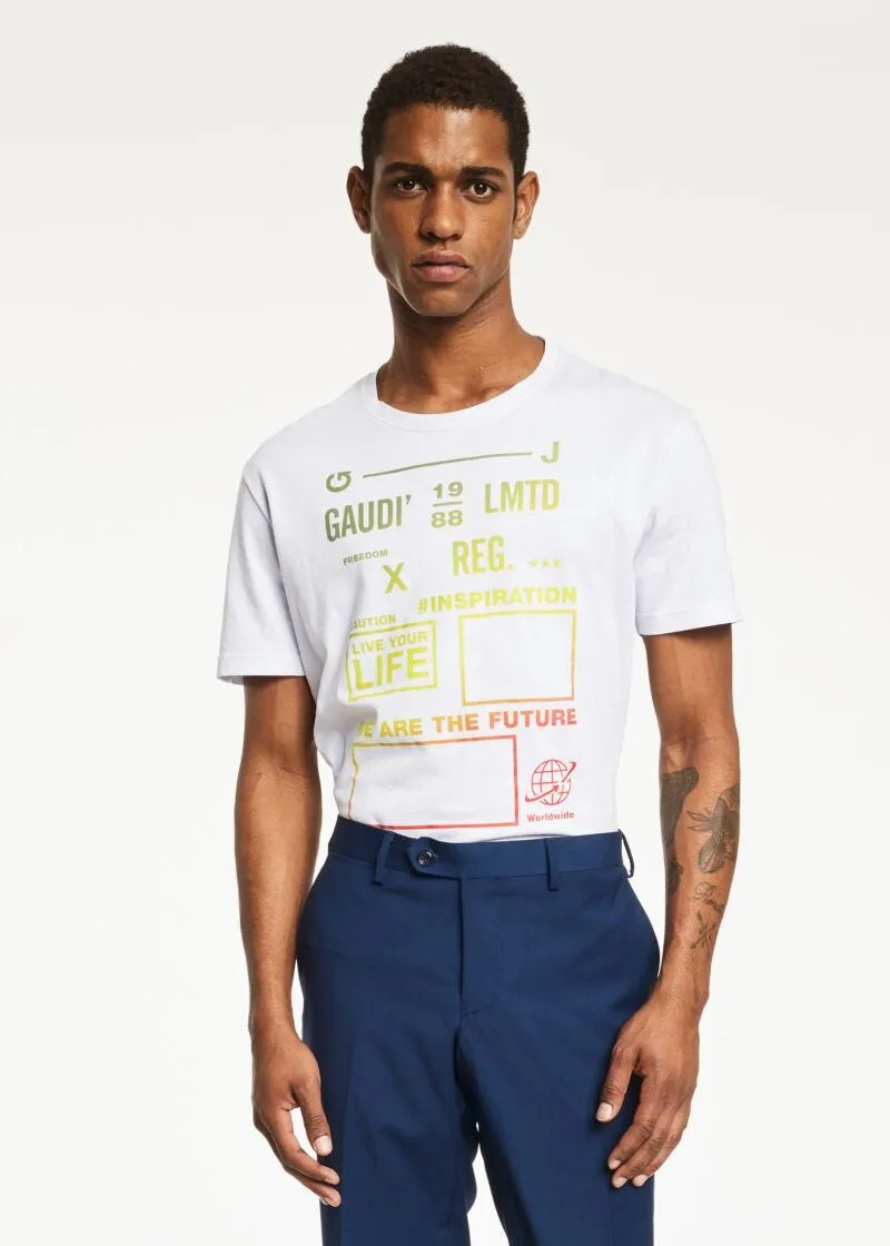 T-shirt con maxi stampa