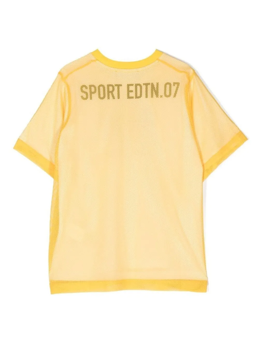 T-SHIRT CON RETE A CONTRASTO