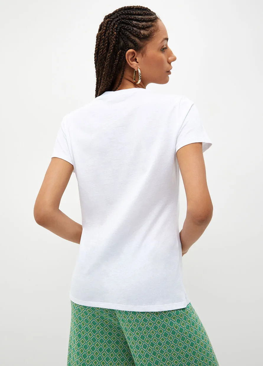 T-Shirt with Liu Jo Print / White