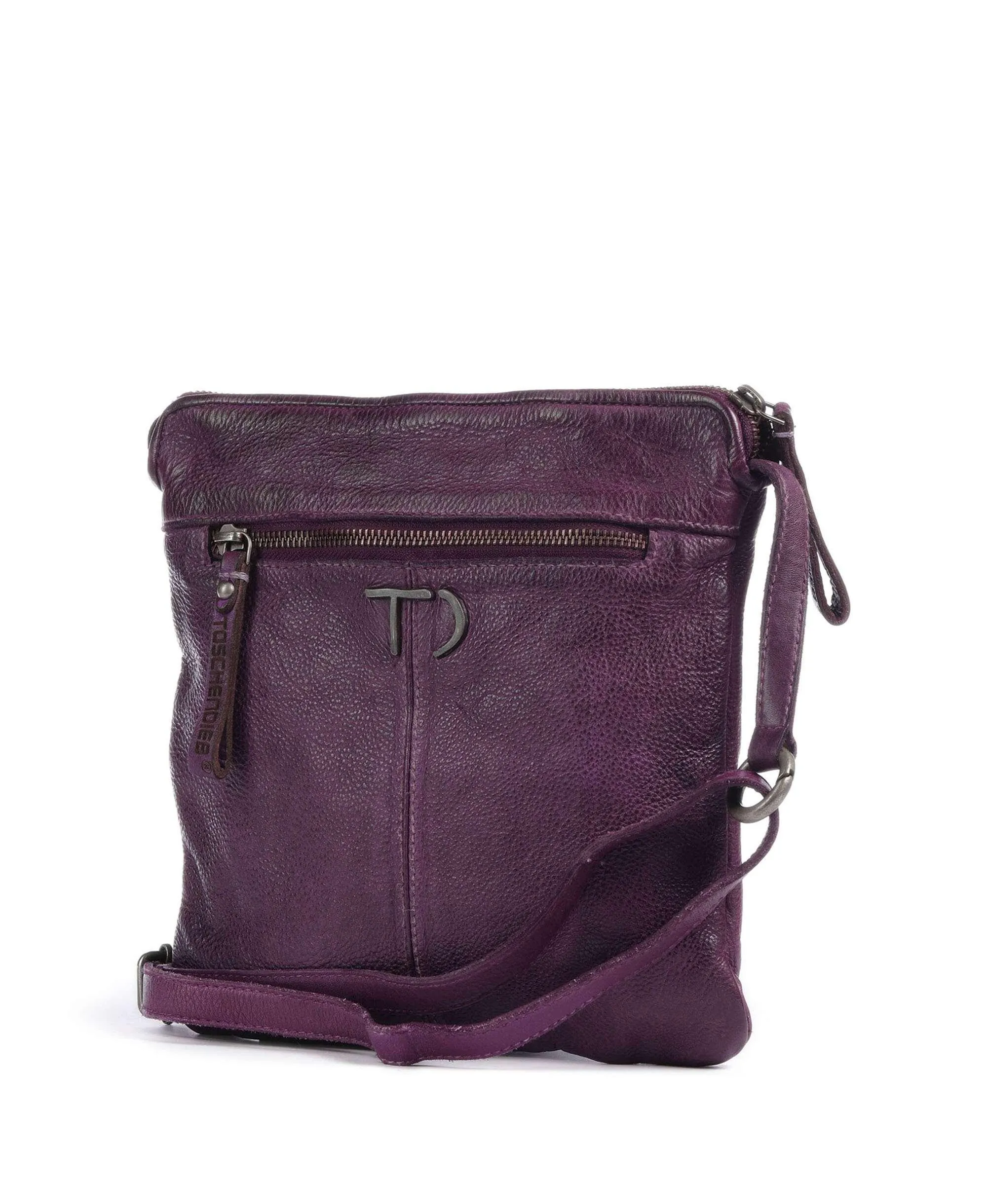  Taschendieb Wien Am Bauernmarkt 5 Borsa a tracolla pelle di vacchetta grana mora  