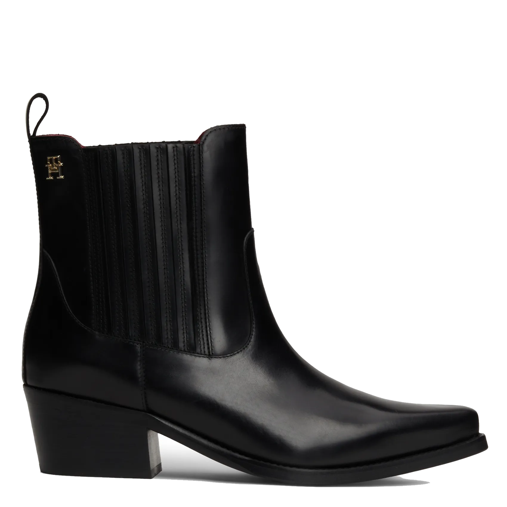  TOMMY HILFIGER   Stivaletti in pelle | Nero