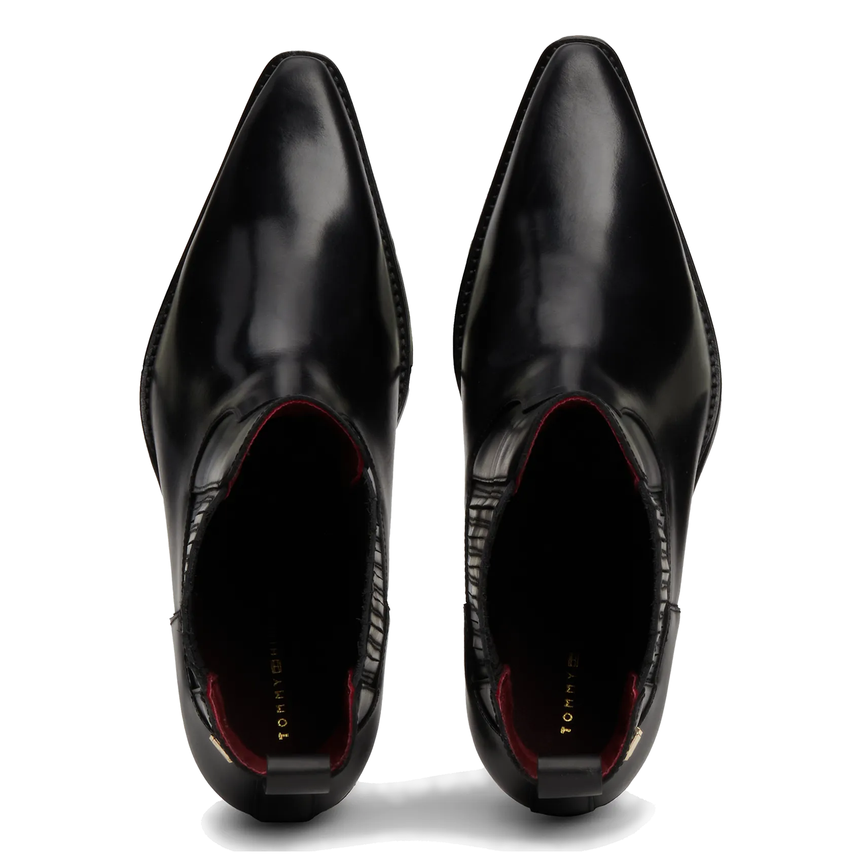  TOMMY HILFIGER   Stivaletti in pelle | Nero