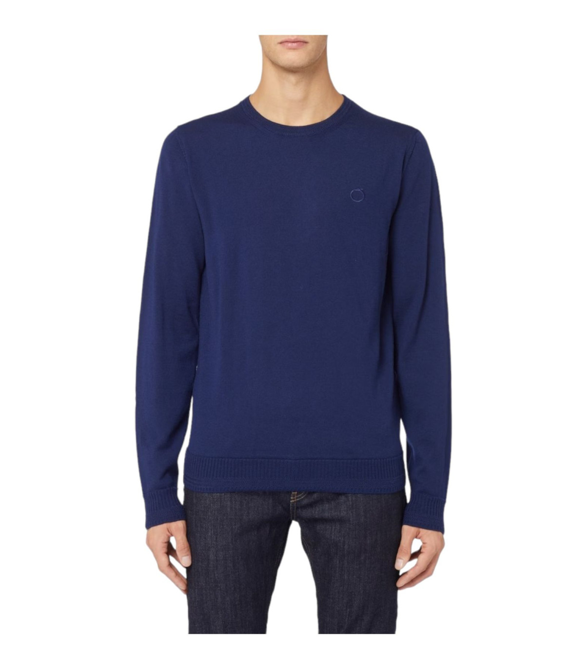 Trussardi Uomo Maglione A Girocollo Lana Merinos